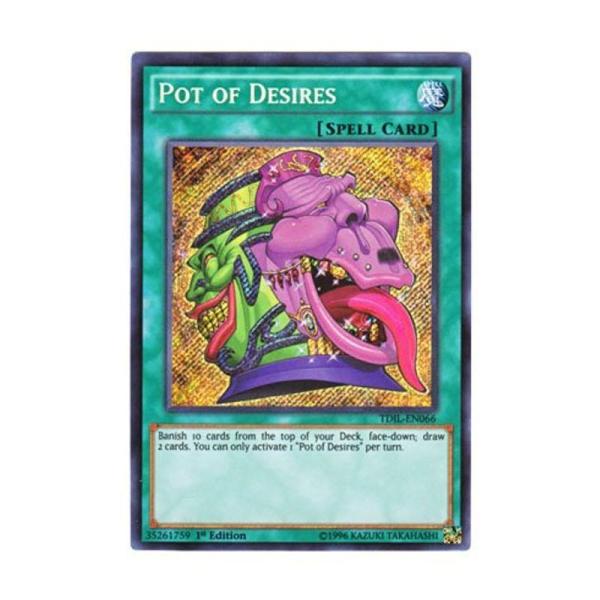 遊戯王 英語版 TDIL-EN066 Pot of Desires 強欲で貪欲な壺