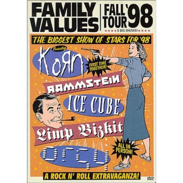 Family Values Tour 98 DVD Import: 商品のタイトル【中古品】(中古品)＝使用済み中古品です。画像の商品はサンプル画像です。実際に届く商品と異なりますのでご了承下さいませ。※中古品のため、商品のコンディション、...