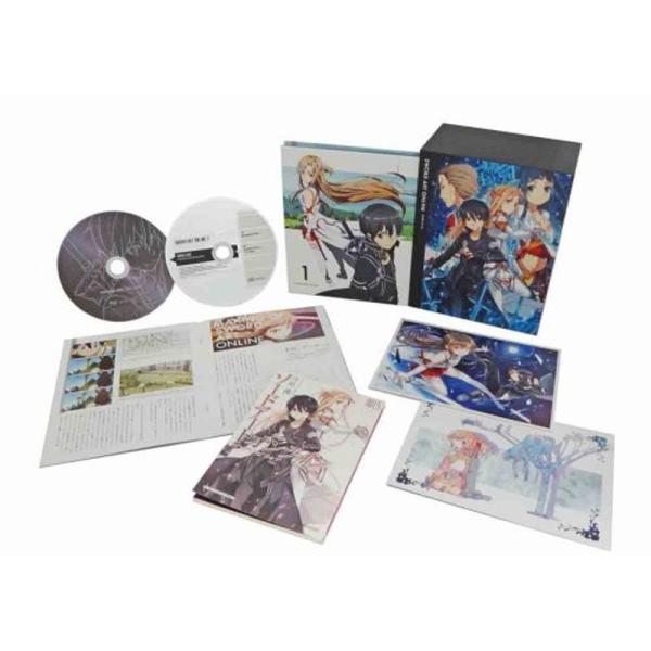 ソードアート・オンライン 1完全生産限定版 Blu-ray: 商品のタイトル【中古品】(中古品)＝使用済み中古品です。画像の商品はサンプル画像です。実際に届く商品と異なりますのでご了承下さいませ。※中古品のため、商品のコンディション、ケース...