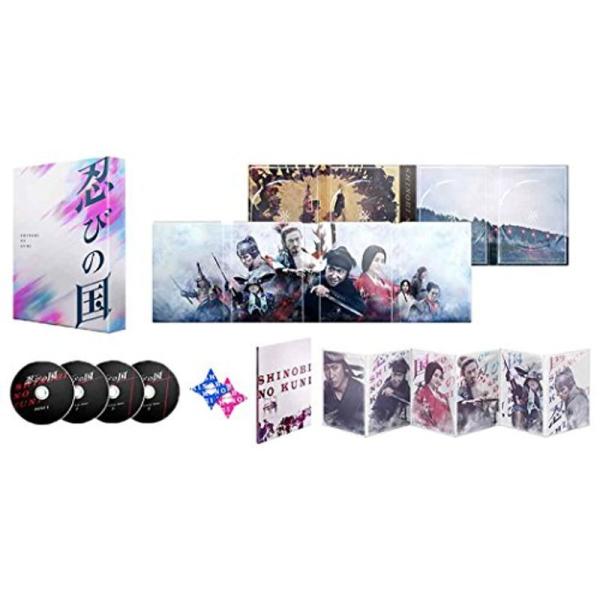 「忍びの国」豪華メモリアルBOX DVD: 商品のタイトル【中古品】(中古品)＝使用済み中古品です。画像の商品はサンプル画像です。実際に届く商品と異なりますのでご了承下さいませ。※中古品のため、商品のコンディション、ケース、説明書等の付属品...