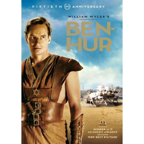 ベン・ハー 製作50周年記念リマスター版(2枚組)(初回生産限定スペシャル・パッケージ) DVD: 商品のタイトル【中古品】(中古品)＝使用済み中古品です。画像の商品はサンプル画像です。実際に届く商品と異なりますのでご了承下さいませ。※中古...