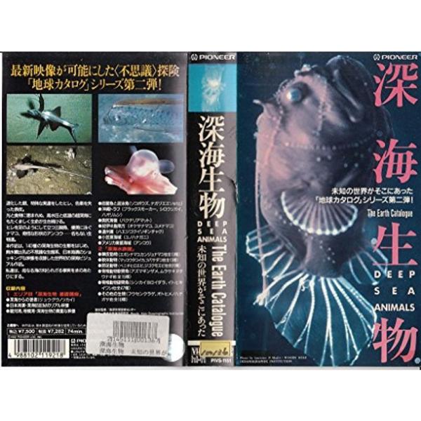 地球カタログ・深海生物 VHS: 商品のタイトル【中古品】(中古品)＝使用済み中古品です。画像の商品はサンプル画像です。実際に届く商品と異なりますのでご了承下さいませ。※中古品のため、商品のコンディション、ケース、説明書等の付属品の有無につ...