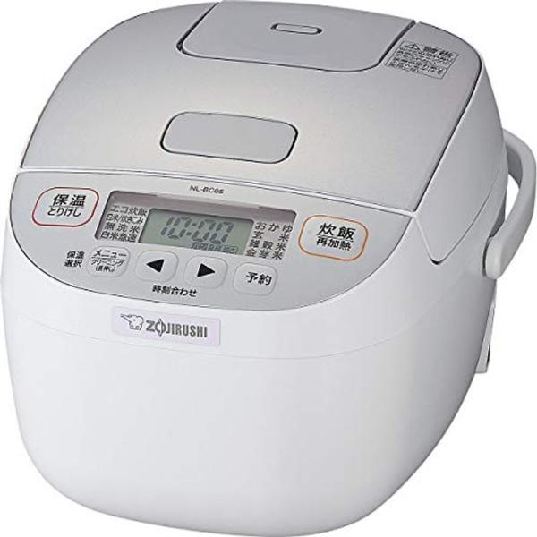 象印 マイコン炊飯ジャー(3合炊き) ホワイトZOJIRUSHI 極め炊き NL