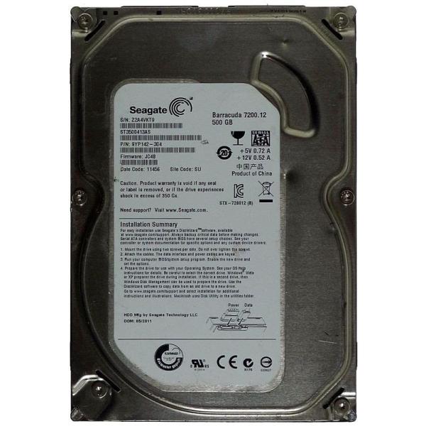 Seagate Barracuda 7200.12 3.5inch 500GB 16MB 7200rpm SATA6.0Gb/s ST350