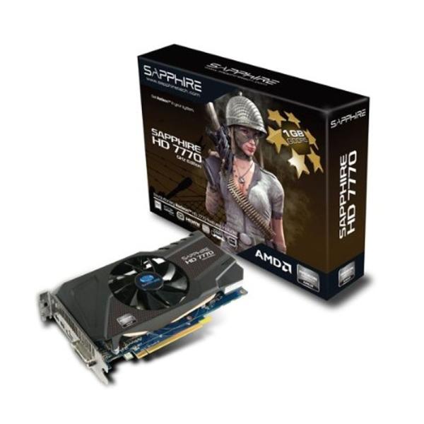 Sapphire Radeon HD 7770 GHZ 1 GB DDR5 HDMI/DVI-I/DP PCI-Express