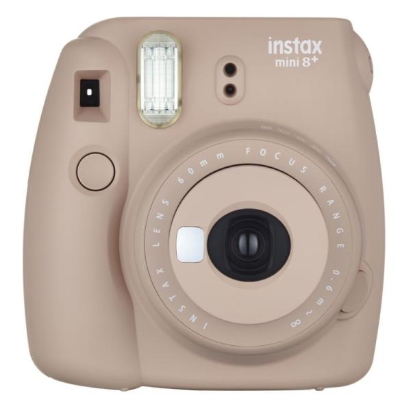 FUJIFILM インスタントカメラ チェキ instax mini8プラス 接写レンズ・純正ハンドストラップ付き ココア INS MINI: 商品のタイトル【中古品】(中古品)＝使用済み中古品です。画像の商品はサンプル画像です。実際に届く...