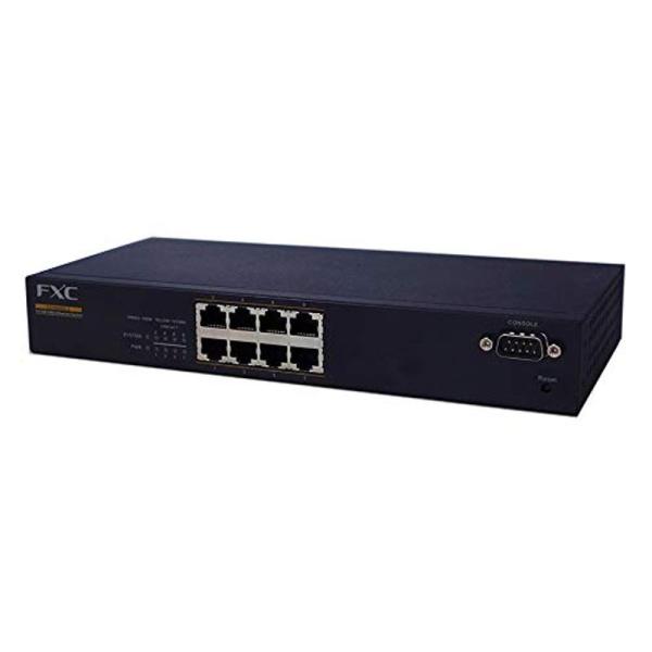 FXC 8ポート 10/100/1000Mbps スマート機能付スイッチ ES1008VL3