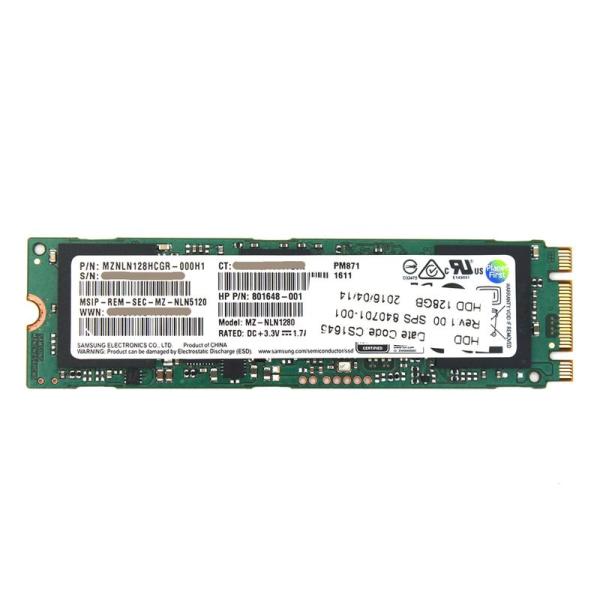 SATA m.2 2280 SSD 128GB×10枚 ★34 HP Samsung 128?GB mz-nln1280?SATA 6?Gbps M。2?2280?SSD 801648