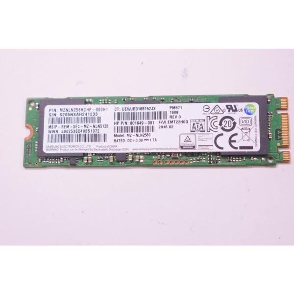 FMS MZNLN256HCHP-000H1 サムスン 256gb Sata 6gbps M.2 SSDハード