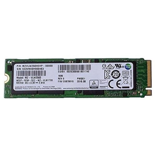 Samsung PM961 256GB M.2 NGFF PCIe Gen3 x4, NVME Solid state drive