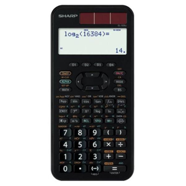 【中古】SHARP スタンダード関数電卓 ピタゴラス 384関数 ブラック系 EL-509J-BX SHARP スタンダード関数電卓 ピタゴラス 384関数 ブラック系 EL-509J