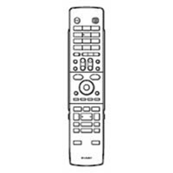 シャープ ブルーレイディスクレコーダー BD-HD22用 リモコン送信 シャープ ブルーレイディスクレコーダー BD-HD22用 リモコン送信