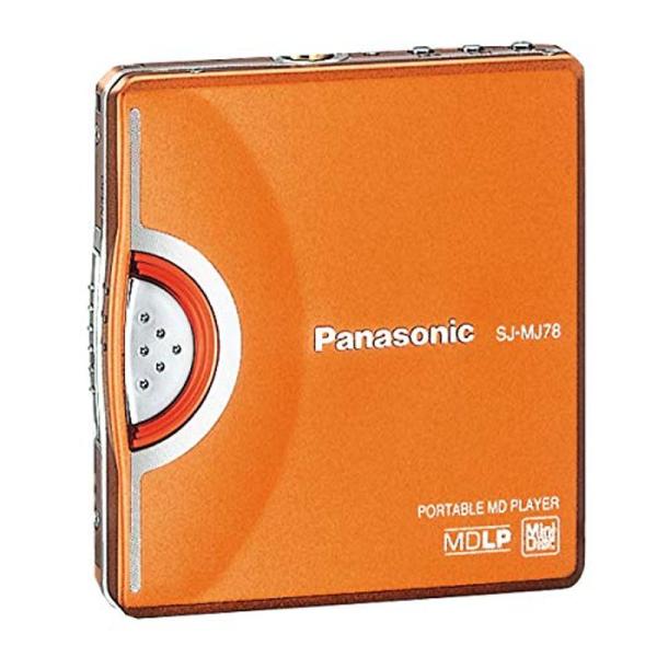 PANASONIC ポータブルMDプレーヤー SJ-MJ78 オレンジ