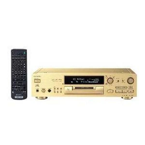 ソニー ミニディスクデッキ ゴールド MDS-JB930 N