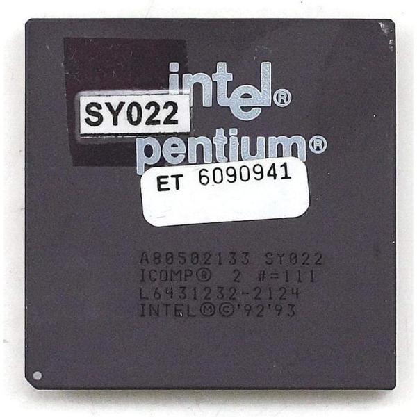 インテルインテルPentium IPP???133?MHz a80502133?CPU sy022?p-133