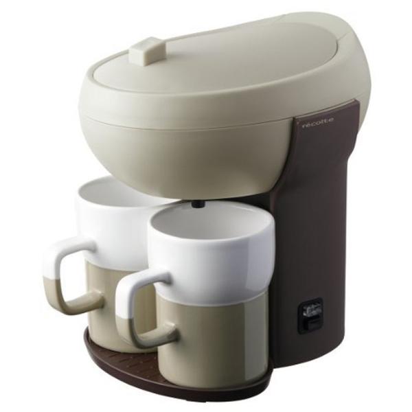 【中古】「非常に良い」レコルト コーヒーメーカー パウス カフェデュオ ベージュ RKD-4BE scarlet2021_20230920025855-00895