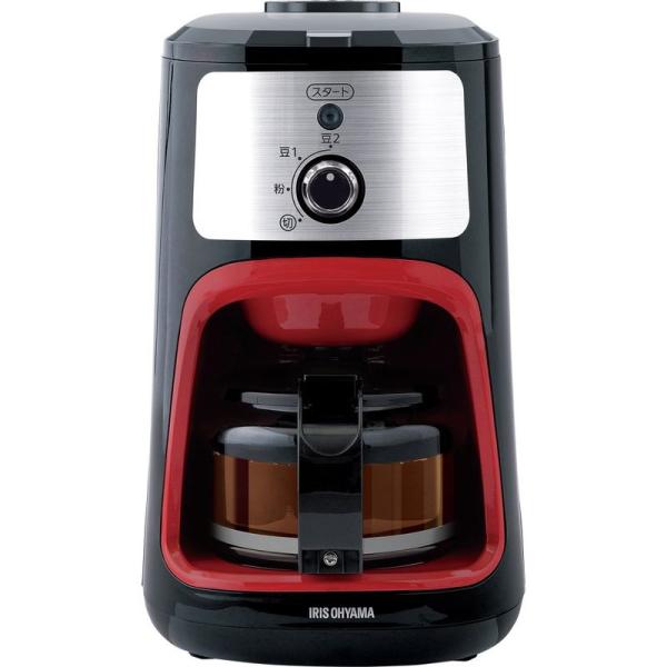 アイリスオーヤマ コーヒーメーカー 全自動 メッシュフィルター付き 1~4杯用 ブラック IAC-A600 アイリスオーヤマ コーヒーメーカー 全自動 メッシュフィルター付き 1
