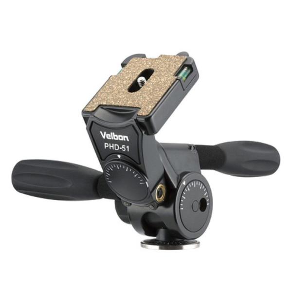 【中古】「非常に良い」Velbon 3Way雲台 PHD-51 中型 底面径43mm コマ止め方式 マグネシウム製 470607 Velbon 3Way雲台 PHD-51 中型 底面径43mm コマ止め方式 マグネシウム製