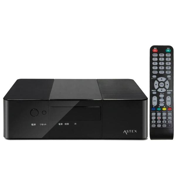 ASTEX ハードディスクレコーダー 本体 リモコン付 WIS ハードディスクレコーダー(500GB) ASTEX AS-STB500 : スカーレット