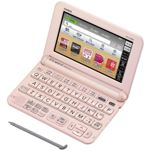 カシオ 電子辞書 エクスワード 中学生モデル XD-G3800PK ライトピンク コンテンツ140: 商品のタイトル【中古品】(中古品)＝使用済み中古品です。画像の商品はサンプル画像です。実際に届く商品と異なりますのでご了承下さいませ。※中...