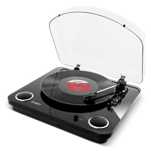 ION Audioレコードプレーヤー USB ヘッドホン端子 スピーカー内蔵 レコードの音をUSB接続でPCに録音可能 アイオン Max L