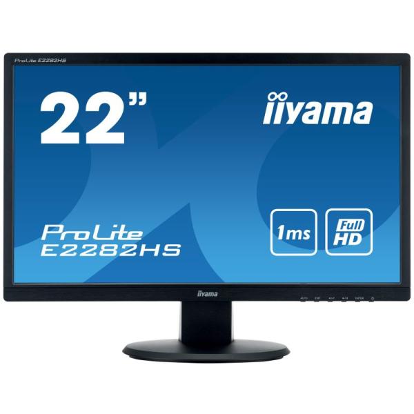 iiyama モニター ディスプレイ E2282HS-B1 (21.5インチ/フルHD/TN/HDMI,D-sub,DVI-D/3年保証): 商品のタイトル【中古品】(中古品)＝使用済み中古品です。画像の商品はサンプル画像です。実際に届く商...