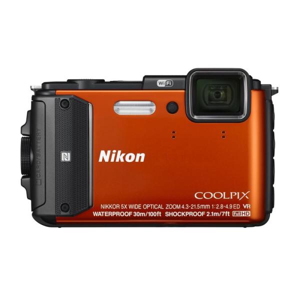Nikon デジタルカメラ COOLPIX AW130 オレンジ : スカーレット2021 