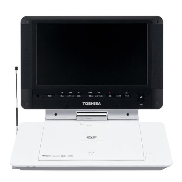 TOSHIBA ポータブルDVD(録画付き)プレーヤーSDーP93DTW TOSHIBA ポータロウ 9V型ワイドポータブルDVDプレーヤー ワンセグ録画