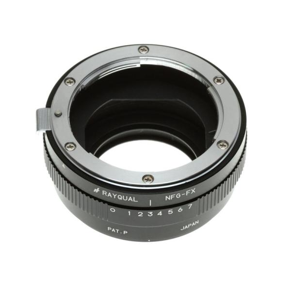 Rayqual 国産レンズマウントアダプタ Nikon F マウントレンズ(Gレンズ対応)-FUJI Xマウントボディー NFG-FX