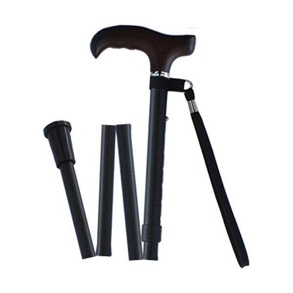 Y] ささえ折畳 伸縮ステッキ (単色) 軽量アルミステッキ 杖 つえ