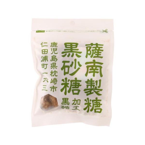 薩南製糖 黒砂糖 加工黒糖 (80g) 調味料 袋 きび砂糖
