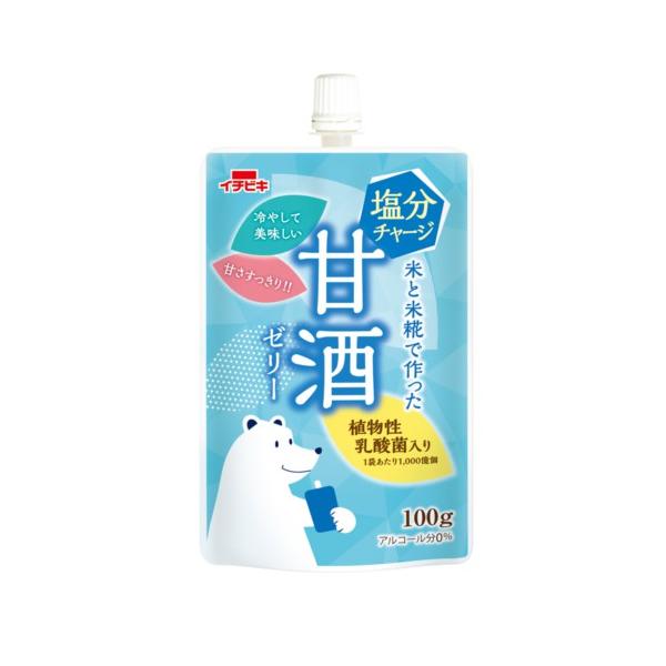 イチビキ 塩分チャージ 甘酒ゼリー (100g) あまざけ