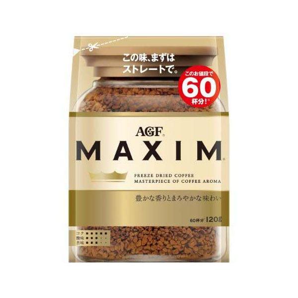 AGF マキシム インスタントコーヒー 袋 詰め替え (120g) インスタントコーヒー