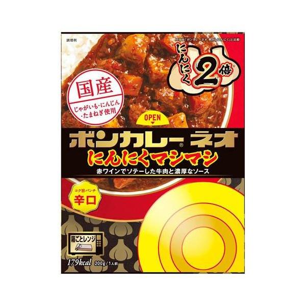 A】 大塚食品 ボンカレーネオ にんにくマシマシ 辛口 (200g) パウチ