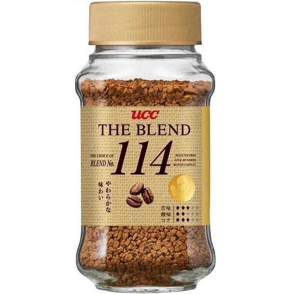 UCC THE BLEND 114 インスタントコーヒー 90グラム12個セット ya】 UCC ザ・ブレンド 114 瓶 (70g) 厳選されたやわらかな味わい