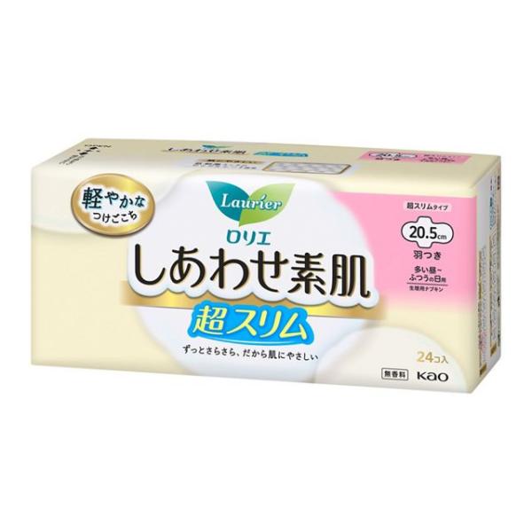 Kao（花王） [T] ロリエ しあわせ素肌 超スリム ふつうの日用 羽つき