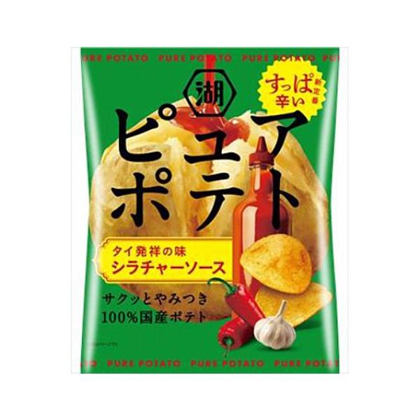 【在庫処分】 賞味期限：2027年3月 湖池屋 ピュアポテト シラチャーソース (52g) 菓子 スナック