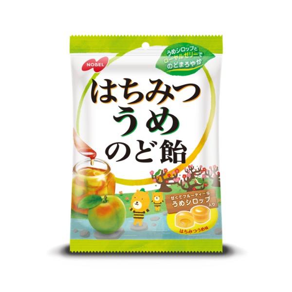 ノーベル製菓 はちみつうめのど飴 袋 (110g) 菓子 あめ : SCB - 通販