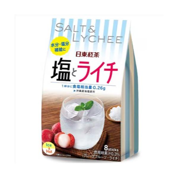 三井農林 日東紅茶 塩とライチ (8本入り) スティック ドリンク