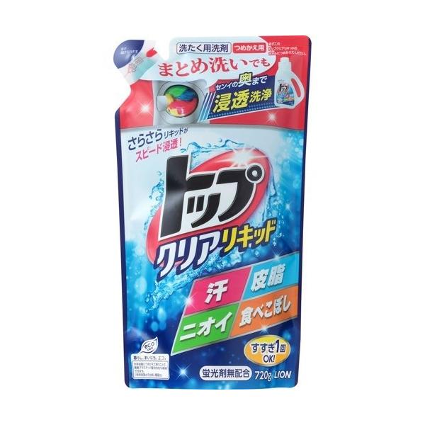 T ライオン トップ クリアリキッド 洗たく用洗剤 つめかえ用 7g Scb 通販 Yahoo ショッピング