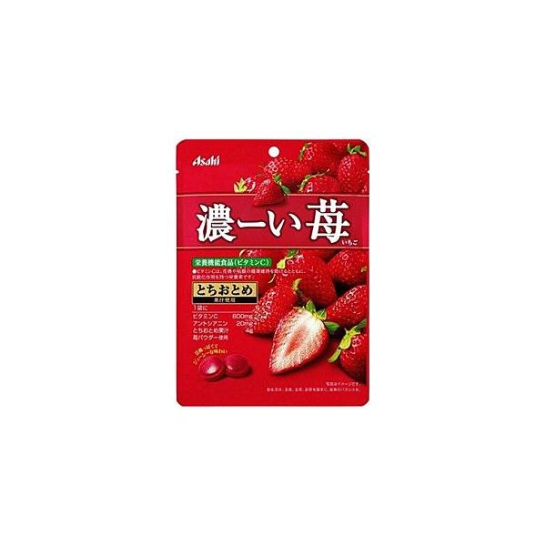 他サイト： アサヒ 濃ーい苺 (84g) 栄養機能食品 キャンディの商品画像