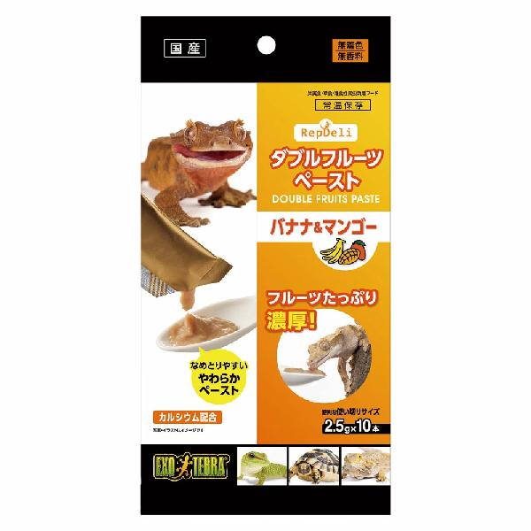 他サイト： 【J】GEX ジェックス RepDeli ダブルフルーツペースト バナナ&amp;マンゴー　2.5ｇ×10本の商品画像