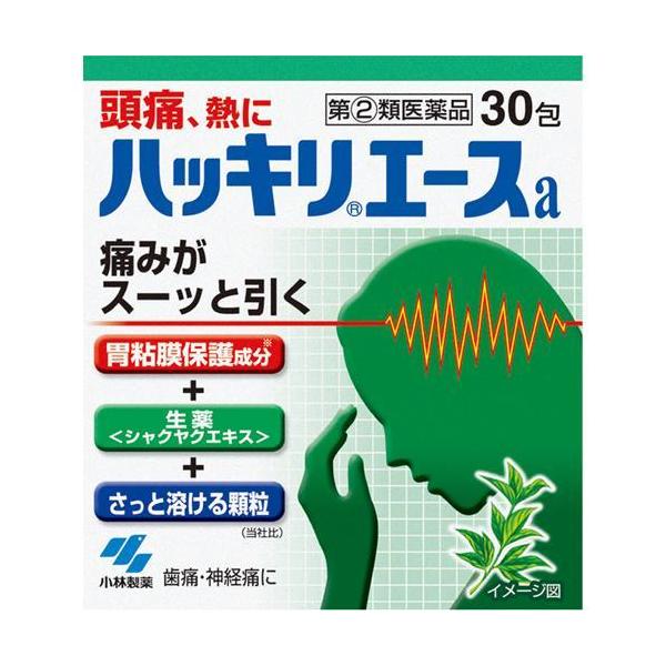 【第(2)類医薬品】 小林製薬 ハッキリエース (30包) 頭痛 痛み止め