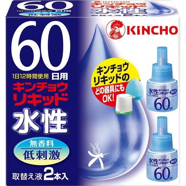 T 水性キンチョウリキッド 60日 無香料 取替え液 2個入 Scb 通販 Yahoo ショッピング