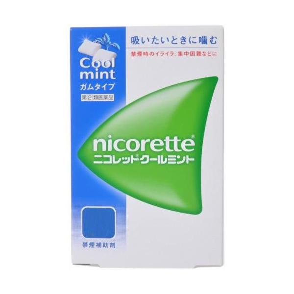【第(2)類医薬品】 ニコレット [クールミント] (24個入)　ソフトガムタイプ　禁煙補助剤　動悸 息切れ 禁煙　ニコチンガム製剤