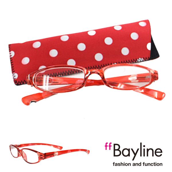 SALE] リーディンググラス(老眼鏡)ドット おしゃれ ケース付き