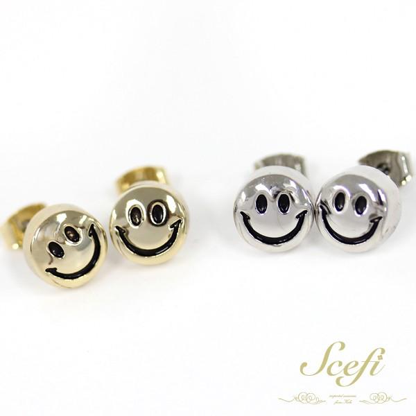 スマイル Smile ニコちゃん ピアス ワンポイント シンプル ゴールド シルバー 8ptpe11 Ab 老眼鏡 アクセサリーシェフィ 通販 Yahoo ショッピング