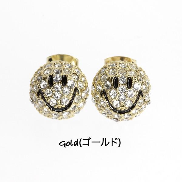 スマイル ピアス スマイルマーク Smile ニコちゃん ラインストーン おしゃれ Buyee 日本代购平台 产品购物网站大全 Buyee一站式代购 Bot Online