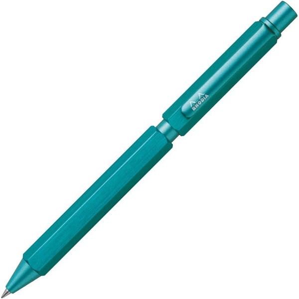 限定 ロディア スクリプト マルチペン 3in1 ターコイズ 0.5mm 2色ボールペン+シャープ アルミ製 高級 RHODIA [01] 〔合計1100円以上で購入可〕