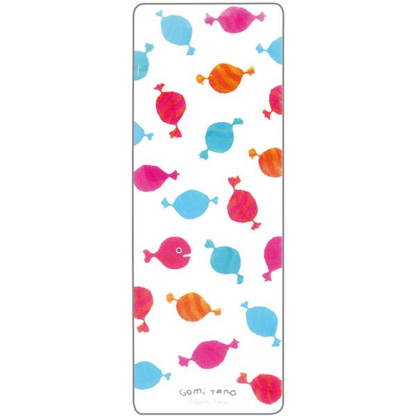五味太郎さんの人気ロングセラー絵本「きんぎょがにげた」デザイン♪夏らしいクリア素材&amp;カラフルなステーショナリーシリーズです。涼し気なクリアPP製「ブックマーカー」です。破れにくく、長く使用できます。本好きな方へのプレゼントにもおすす...